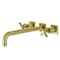 Kingston Brass KS6057BEX Wall Mount Tub Faucet, Brushed Brass KS6057BEX - alternate 1